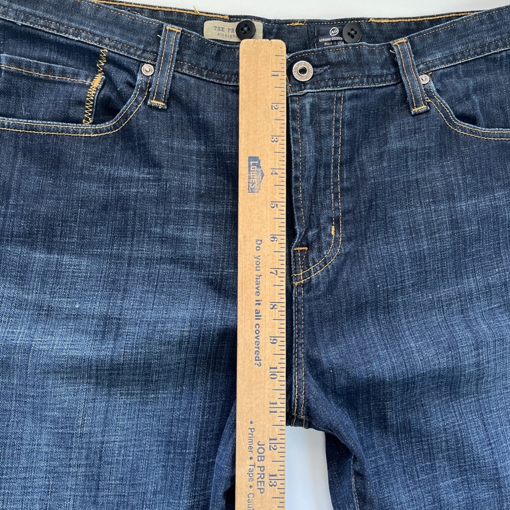 AG Adriano Goldschmied Jeans Mens 40 X 32 The Protege Straight Leg Medium Wash - Picture 16 of 16